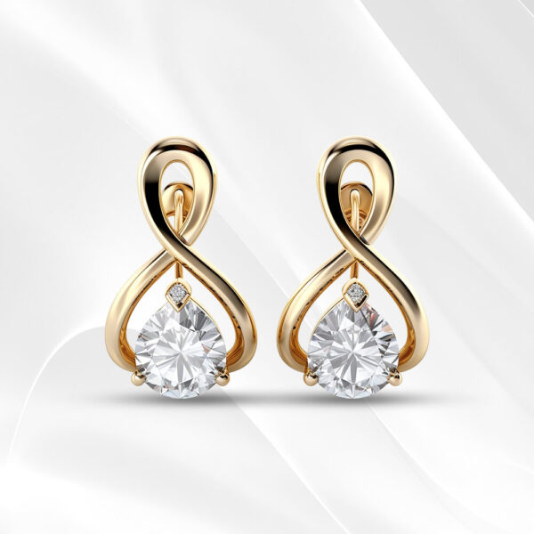 Stud Earrings - 18K Gold